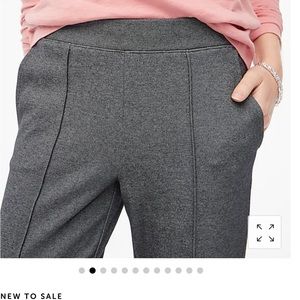 J Crew pintuck Heather sweatpants sz L